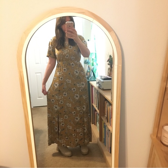 NWOT Citrus & Lemon Floral Maxi Dress - Picture 2 of 7